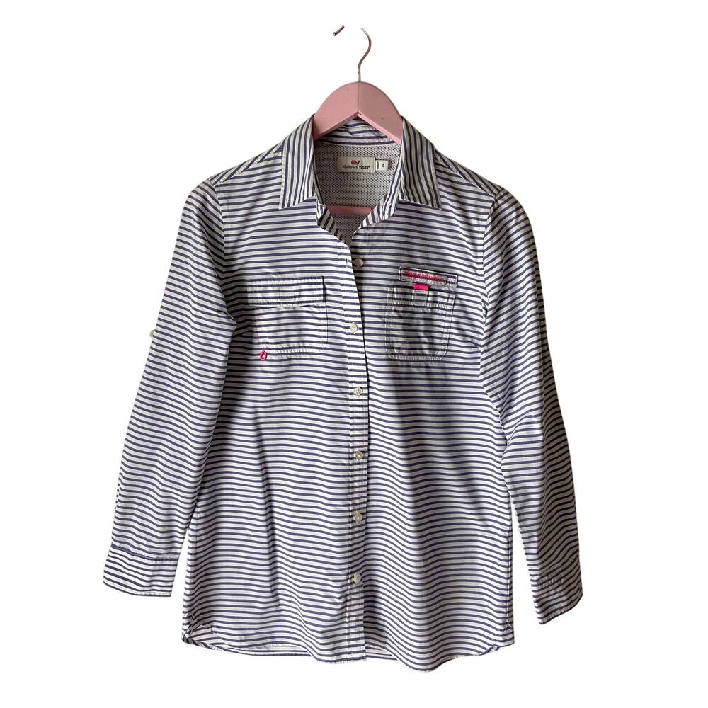 Vineyard Vines Striped Button-Down Size 0